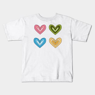 4 Hearts Kids T-Shirt
